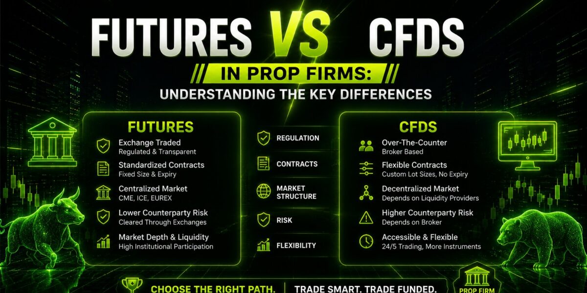 Futures vs CFDs in Prop Firms: Understanding the Key Differences