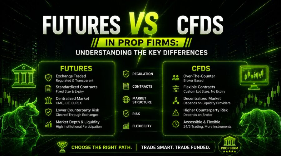 Futures vs CFDs in Prop Firms: Understanding the Key Differences