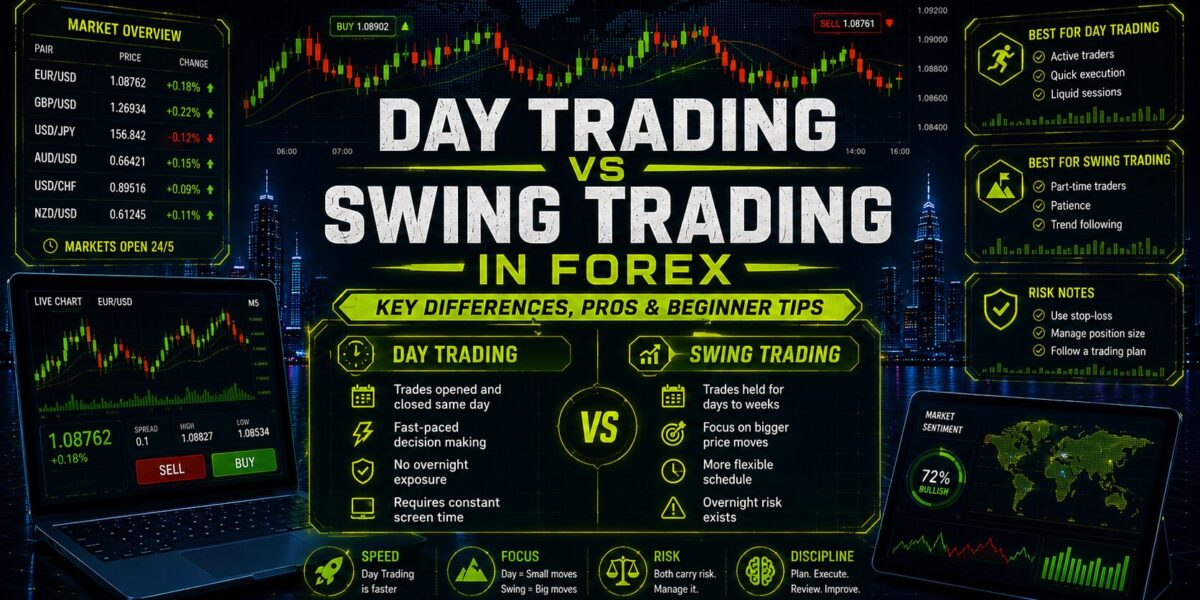Day Trading vs Swing Trading in Forex