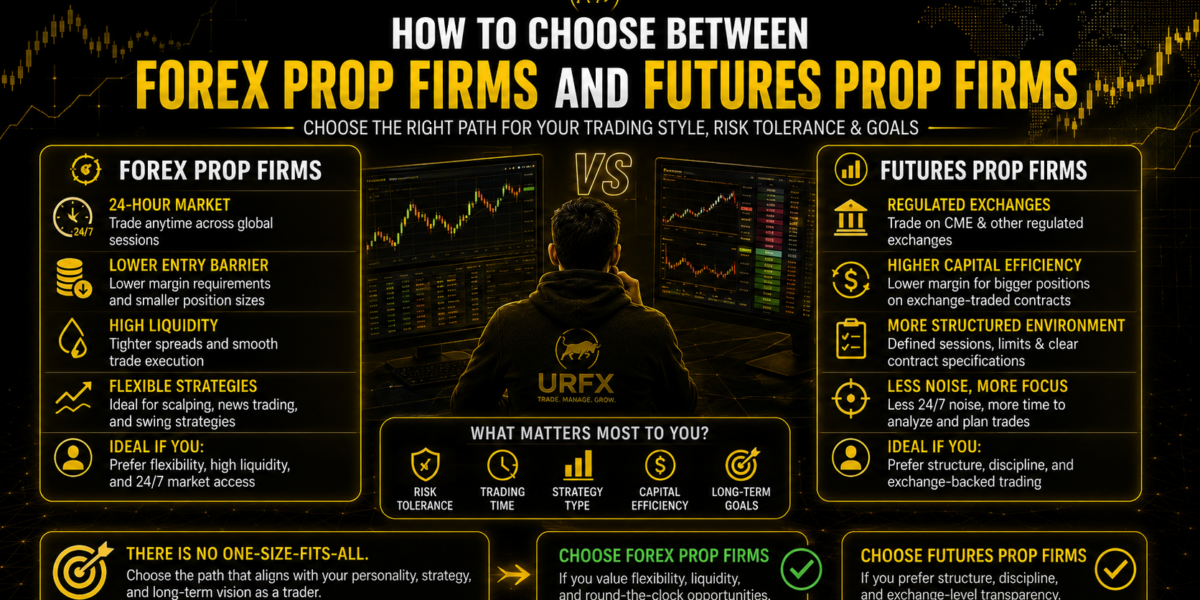 How to Choose Between Forex Prop Firms and Futures Prop Firms