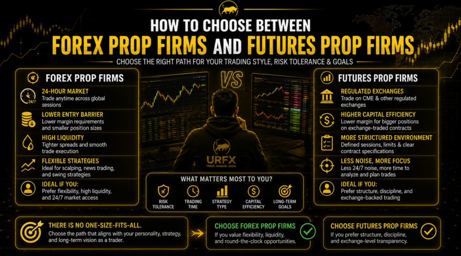 How to Choose Between Forex Prop Firms and Futures Prop Firms