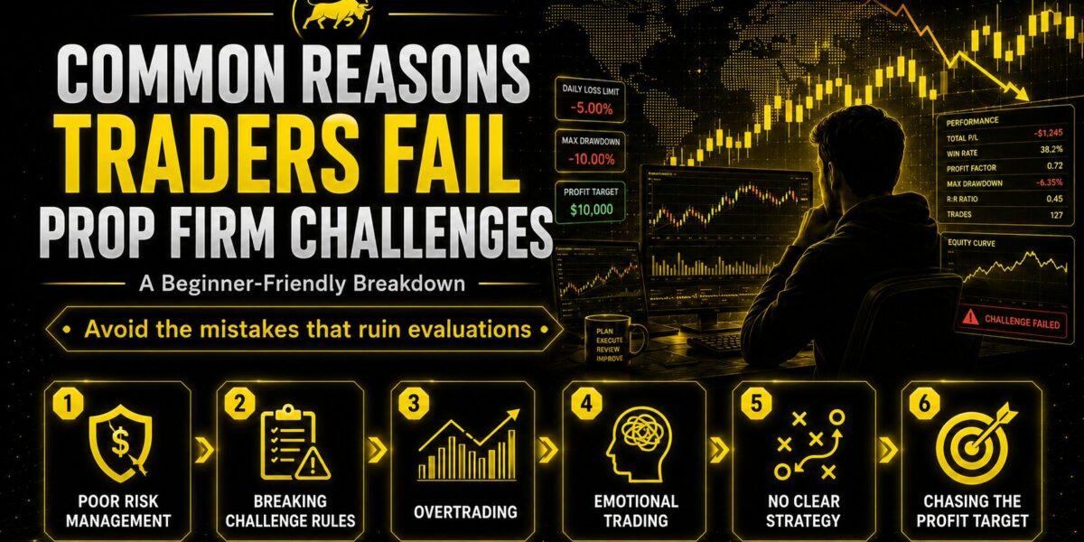 Common Reasons Traders Fail Prop Firm Challenges